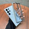 Transparent Anti-Fall Acrylic TPU Phone Case with Luxury Magnetic Metal Lens Holder Case for Samsung S26Ultra S26Plus S26