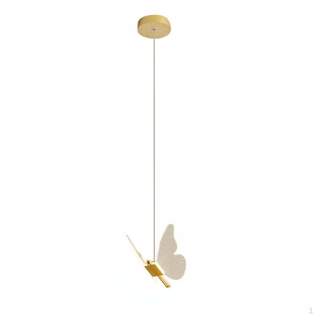 Butterfly Pendant Light Modern Luxury Design LED Hanging Lamp Nordic Simple Bedside