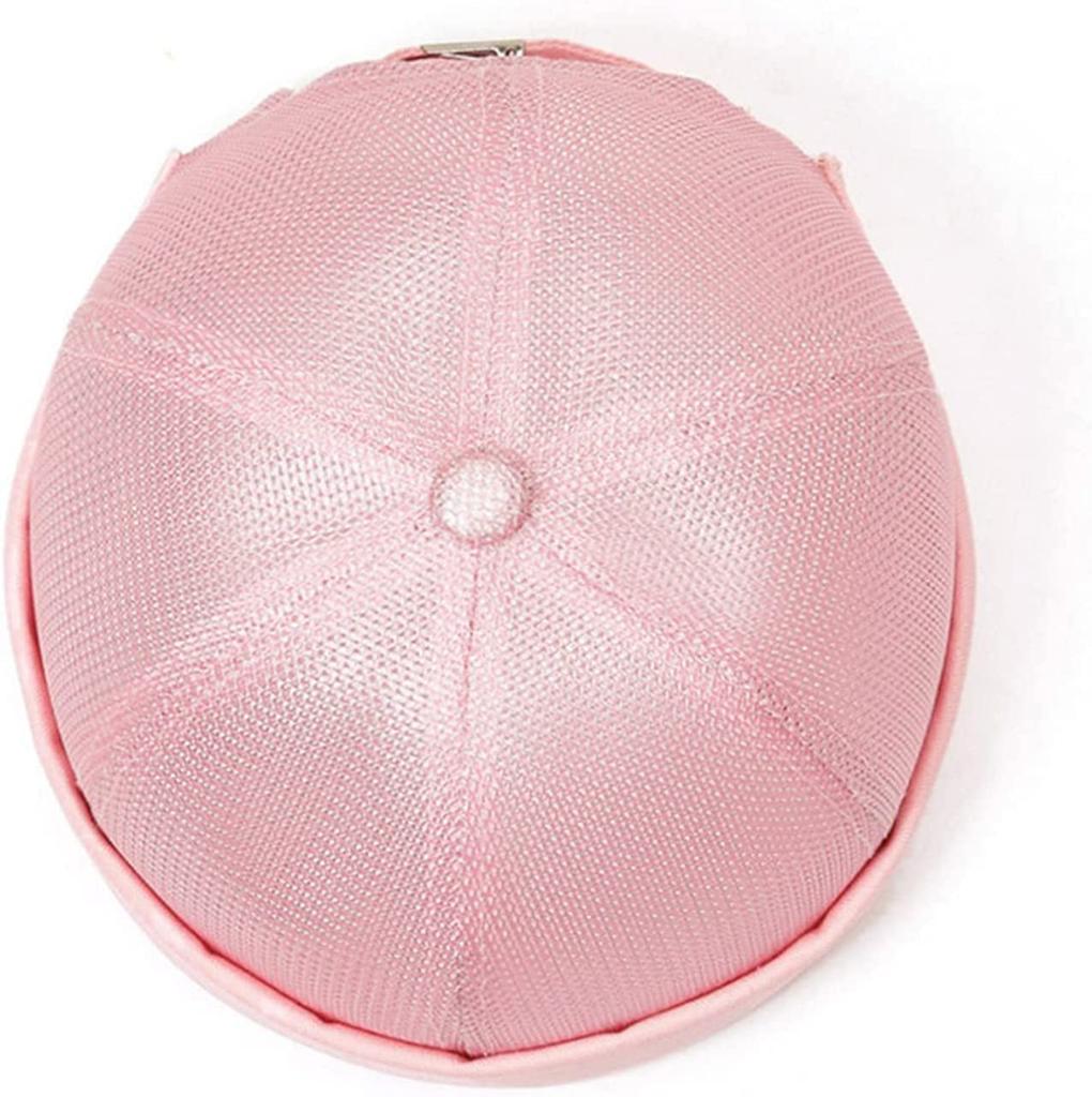 HABERY Mesh Roll Baseball Umpire Solid Color Men's Cap, Brimless, Hat, (Navy)