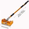Plaster Box Proflex - Plasterboard Jointer | 3 Kg | 250 Mm | 5-Step Telescope 100-162 Cm | 6-Step Blade Adjustment | With Wheels And Adjustable Head