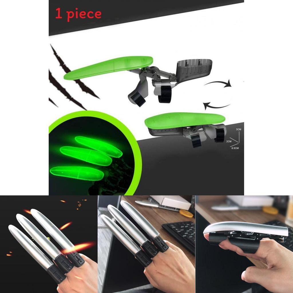 Creative Foldable Wolverine Claw Unique Finger Toy Inertia Control For Fun Playtime