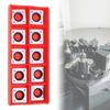 Hårdmetallskär Bytesskär 15x15x2,5mm R100-81° Fyrkantiga Hårdmetallskär