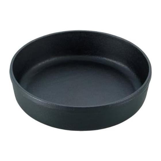 Круглый горшок Iwachu Sukiyaki 18 см, совместимый с IH Nambu Ironware 20301, черный, внутренний диаметр 18 см