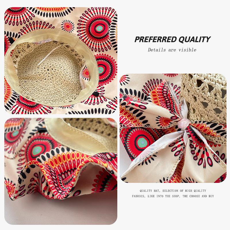 Women's Summer Korean Style Versatile Outdoor Sun Protection UV-Proof Fisherman Hat for Beach Vacation