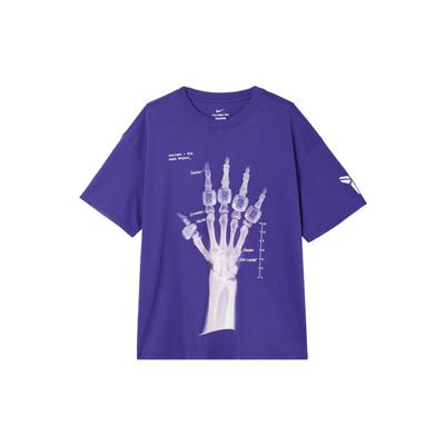 Serie Kobe Moda Confortevole Morbida Ampia Traspirante Versatile T-Shirt a Maniche Corte Uomo Top Blu Armonioso HV6695432