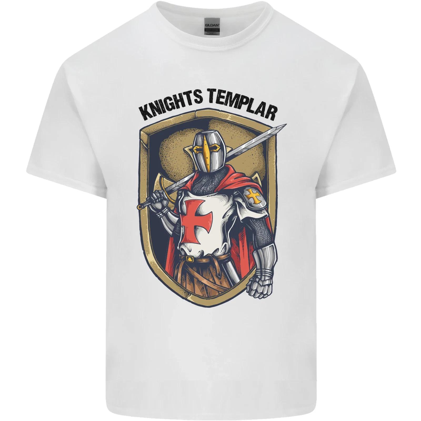Knights Templar St Georges Day England Kids T-Shirt Childrens L