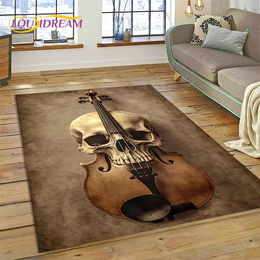 Dream skrzypce wiolonczela Instrument muzyczny dywan dywan dla domu salon sypialnia Sofa wycieraczka wystrój, dywanik dla dzieci antypoślizgowa mata podłogowa