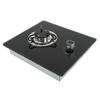 RV Gas Stove 290x325mm Tempered Glass Panel 1.8Kw Power Free Fire Adjustment for Caravan Yacht Boat