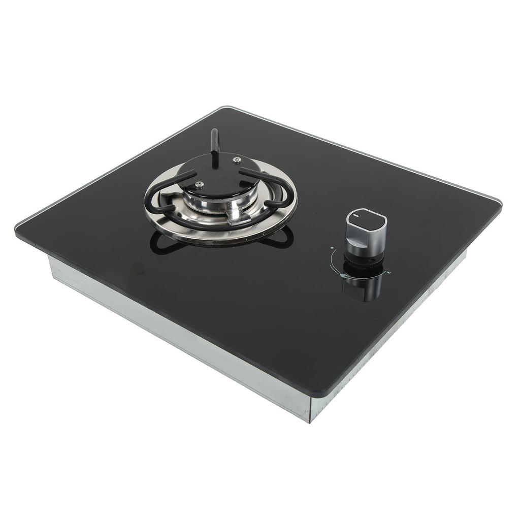 RV Gas Stove 290x325mm Tempered Glass Panel 1.8Kw Power Free Fire Adjustment for Caravan Yacht Boat