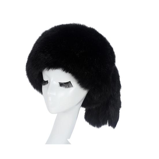 Winter Hat Ethnic Style Design Ear Protection Thickened Lining Faux Fur Ball Women Hat