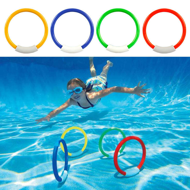 4xdive Ringe Werfen Kinder Spielzeug Schwimmbad Spiel Unterwasser Ring Wasser Sport Ep Gunstig Im Onlineshop Von Joom Kaufen