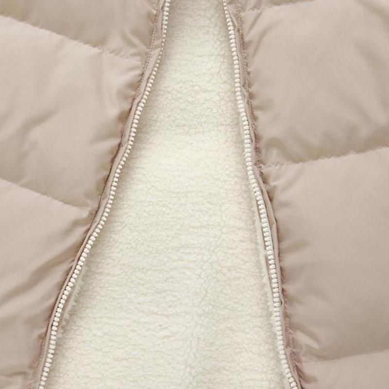 New Balance Women S reverSible Fleece Double Side Padding Beige