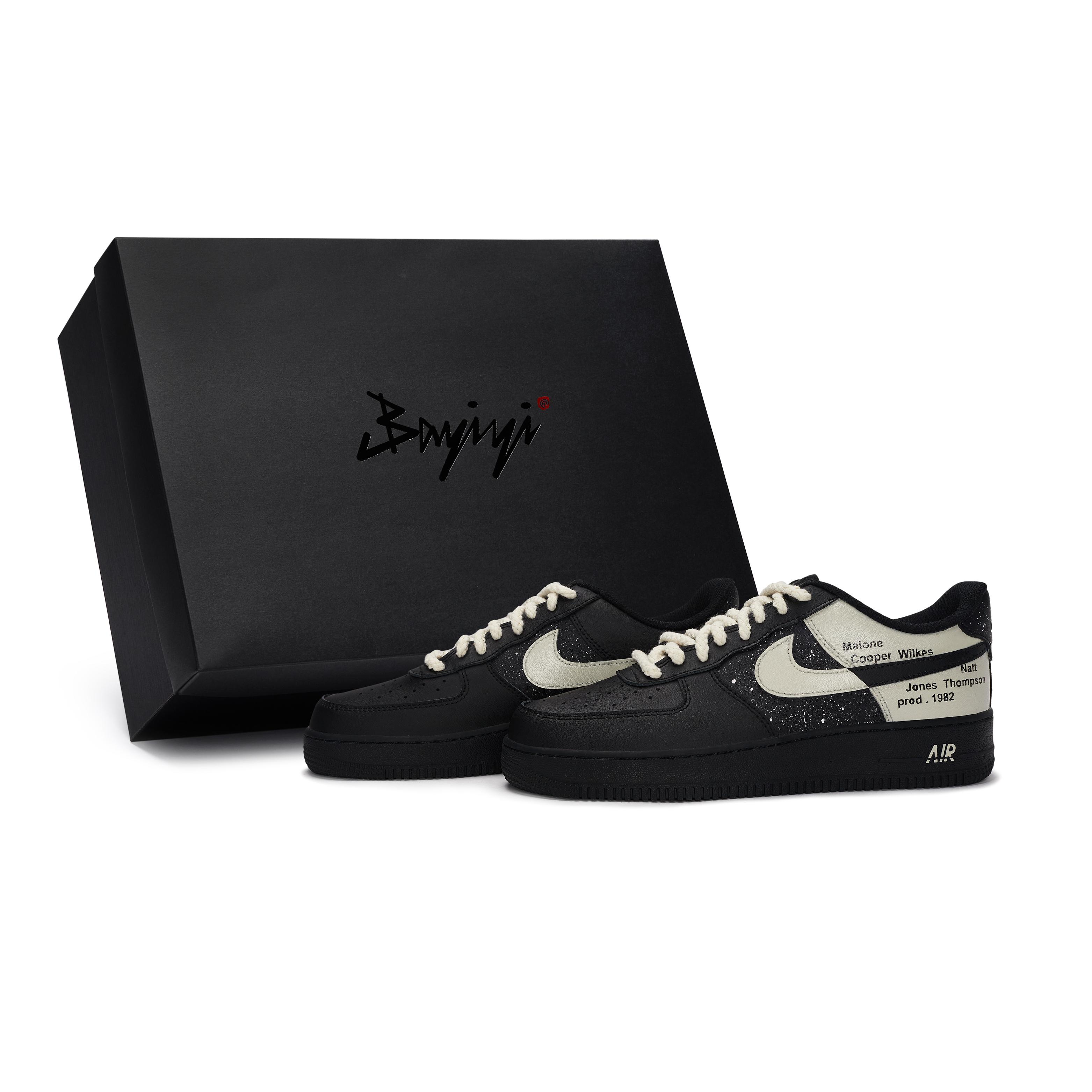 

Nike Air Force 1 Skateboard Shoes Unisex Low Top Brown Coffee CW2288-001(Team80-S-BOX) 36