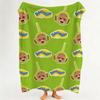 Cartoon T Teletubbies  Flannel  Blanket Suitable for Sofa Living Room Bedroom