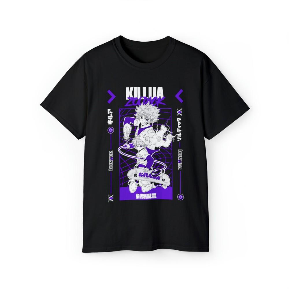 Killua Shirt Hunter X Hunter Tshirt HXH TShirt Gon Anime Hisoka Meruem Hisoka M