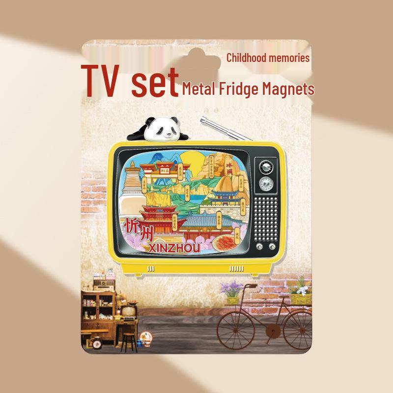 Magnetic Metal Refrigerator Magnets: City-Themed Cultural Souvenirs and Creative Tourist Gifts