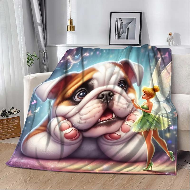 31 Style Disney Tinker Bell Printed Kids Blanket Soft and Warm Bedding for Bed Sofa Outdoor Travel Picnic Cover Blanket Gift Art