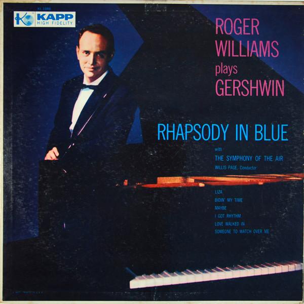 

LP Record ROGER WILLIAMS Roger Williams Plays Gershwin Rhaps KL1088 KAPP 1958 Japan New Age Easy Listening Used