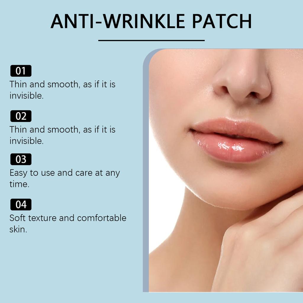 Lip Wrinkle Removal Patch Facial Smile Line Smoothing Fine Lines Wrinkle Patch Suitable For A Variety Of Lip Shapes.