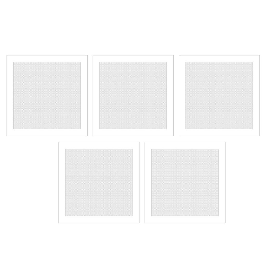 5 pcs DIY Diamond Painting Canvas for Beads Diamonds Embroidery Canvases for Customized Projects Adhesive Canvas Accessories