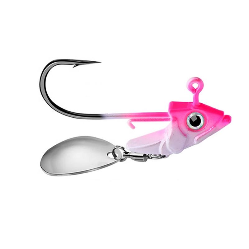 High-Performance Lead Jig Head Crank Hooks for Soft Worm Wobbler Lure Fishing - 7g to 15g - for Catching More Fish