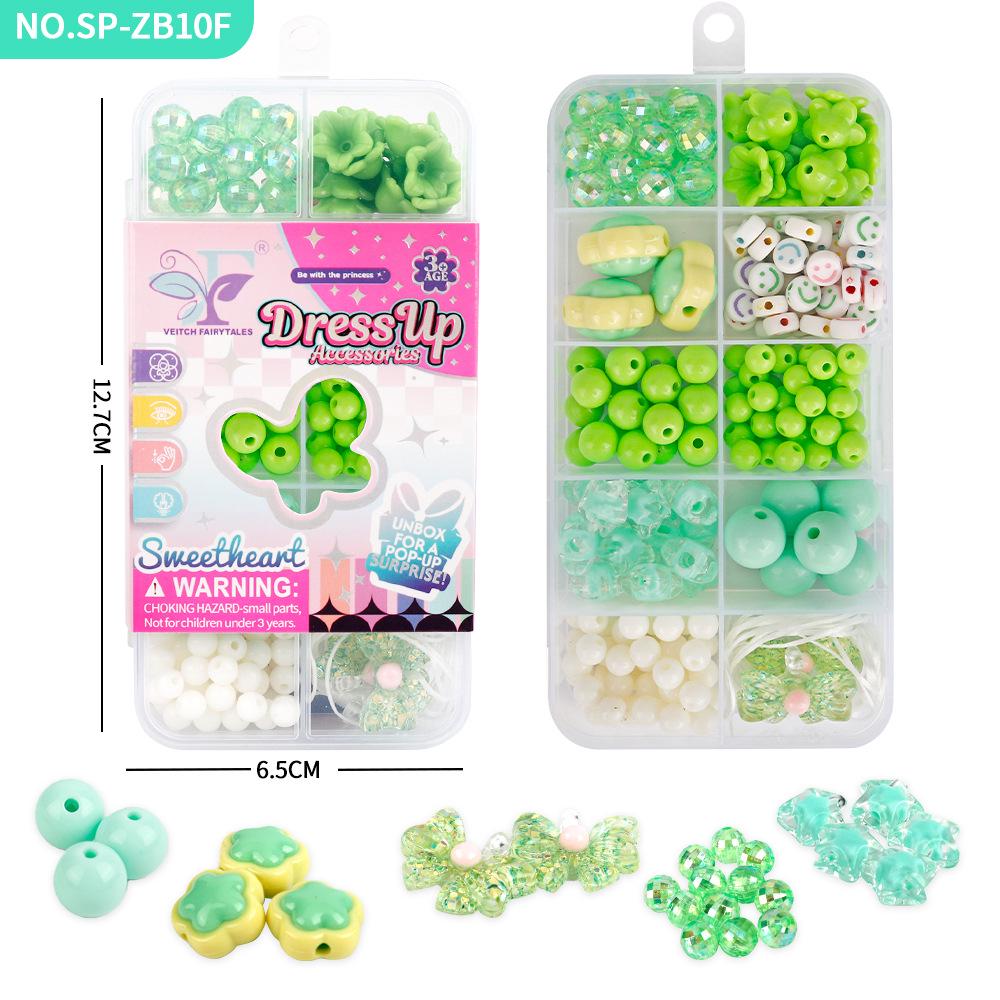 Children s DIY Bracelet and Necklace Beading Kit - Educational Jewelry Accessories for Girls Creative Play Free label