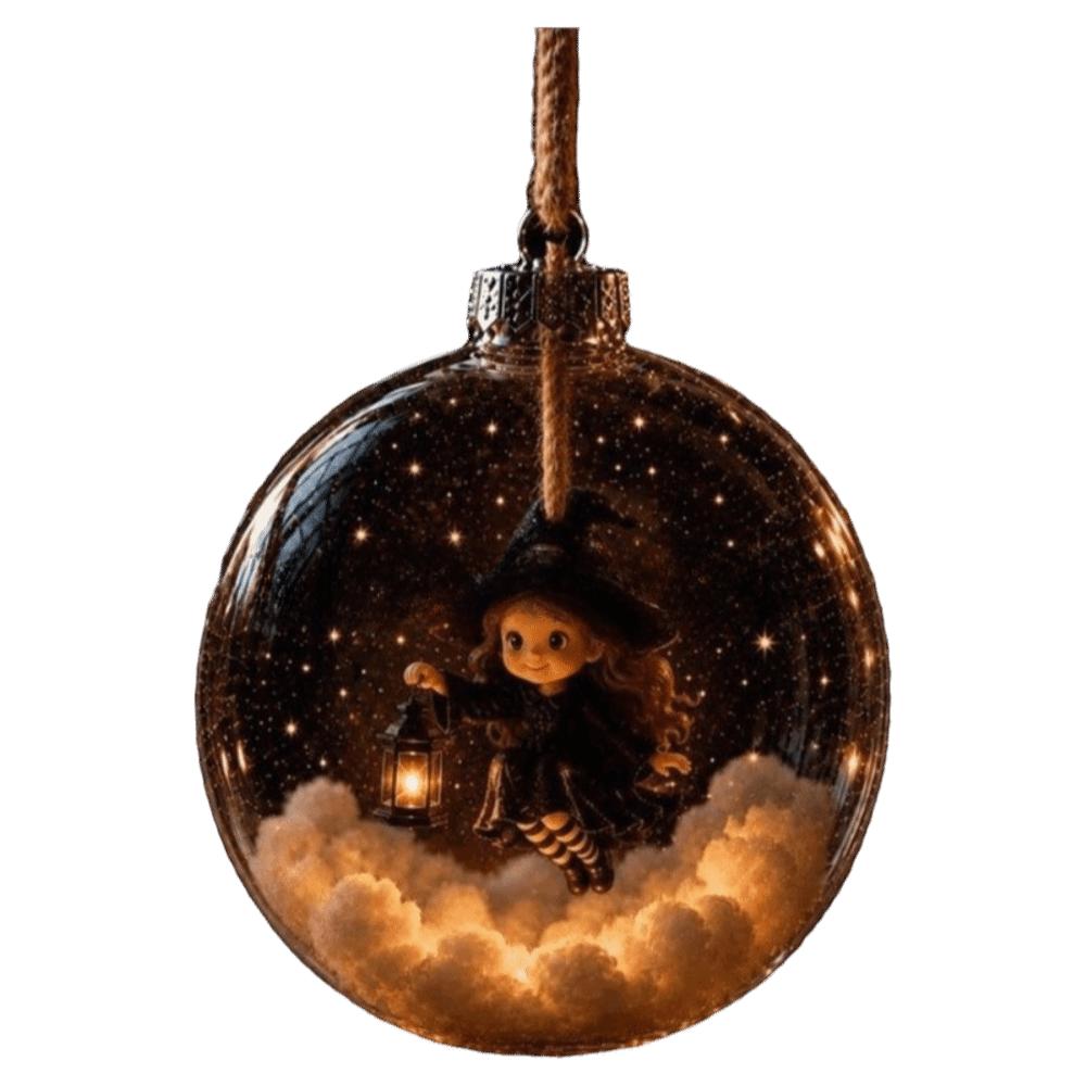 Glowing Halloween Hanging Ball Ornaments Ghost Pendant Ball Luminous Hanging Ball Halloween Party