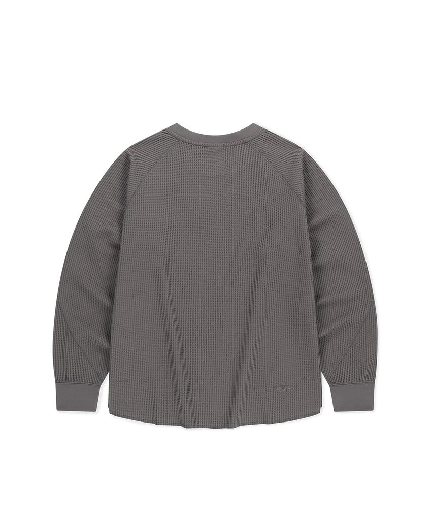 Sseonleobeutueo Aero Waffle Ls Tee Charcoal