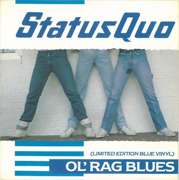

7inch Record STATUS QUO - Ol Rag Blues / Stay The Night QUOB11 Vertigo 1983 UK Rock Used
