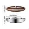Stainless Steel Candy Storage Jar Fruit Holder Farmhouse Decor Container Table Organizer Snack