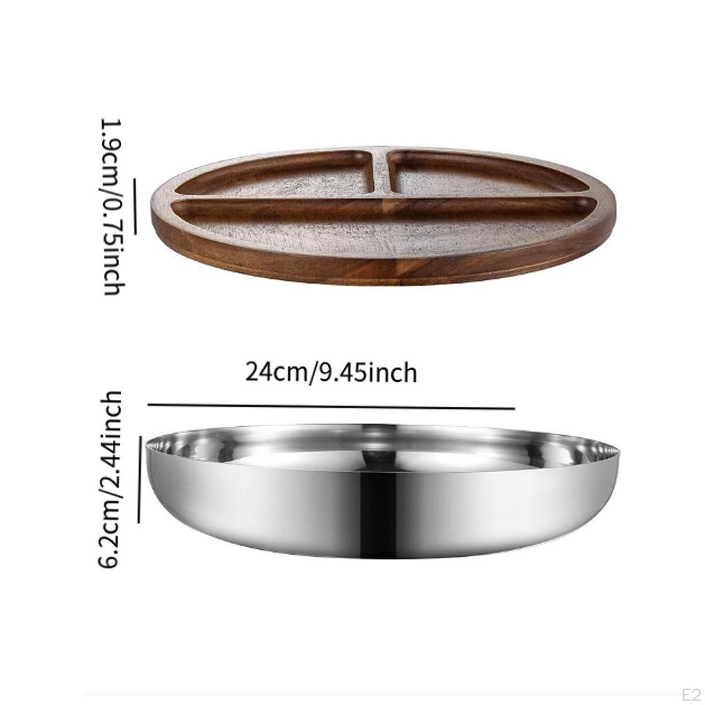 Stainless Steel Candy Storage Jar Fruit Holder Farmhouse Decor Container Table Organizer Snack