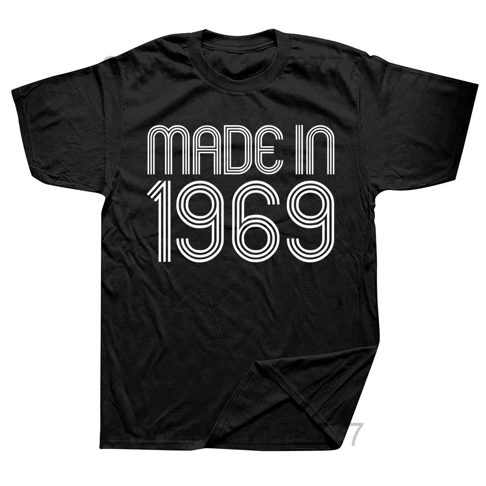 Legende 1969 Geburtstagsgeschenke 55 Jahre alt 55. Geburtstag Geschenk T-Shirts Sommer Grafik Streetwear Kurzarm T-Shirt Herrenbekleidung