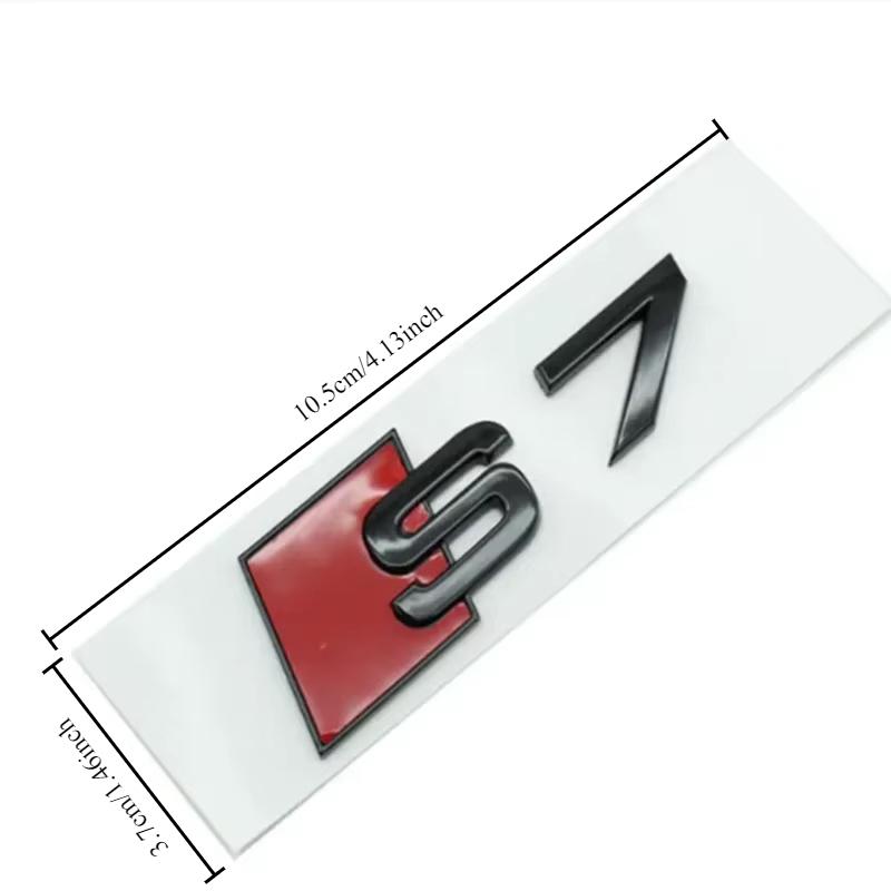 

Для S3 S4 S5 S6 S7 S8 Авто Емблема Задньої Кришки Багажника Логотип Значок Наклейка Літера Число Емблема Спорт S-Клас Переробка