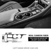 For Lexus RC300 RC350 RC200T 2019 2020 2021 2022 2023 2024 2025 Real Soft Carbon Fiber Central Control Gear Panel Sticker