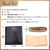 Glücklicher Kerl Men's Cordovan Leather Bifold Wallet with Coin Purse, Free Personalization, Birthday Gift for Dad, GK-018 (Black)