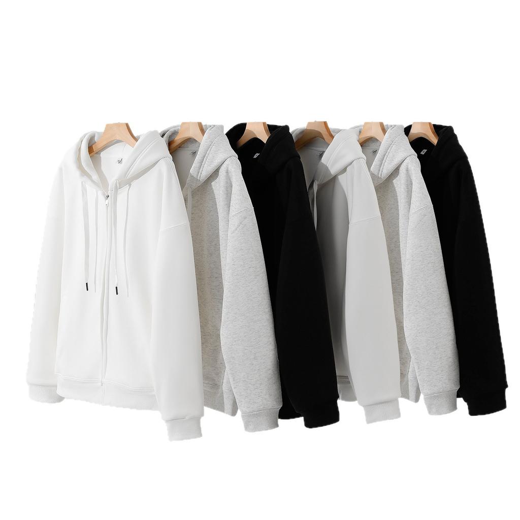 Men's Hoodie Casual Long Sleeve Hooded Sweatshirt Fleece Drawstring Zip Up Jacket with Pockets Heavyweight Fall Winter Sweatshirts Outwear for Men