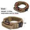 Adjustable Metal Double Buckle Tactical Dog Collar Luxury Designer Training Collar Dog German Shepherd For Medium Large Dogs