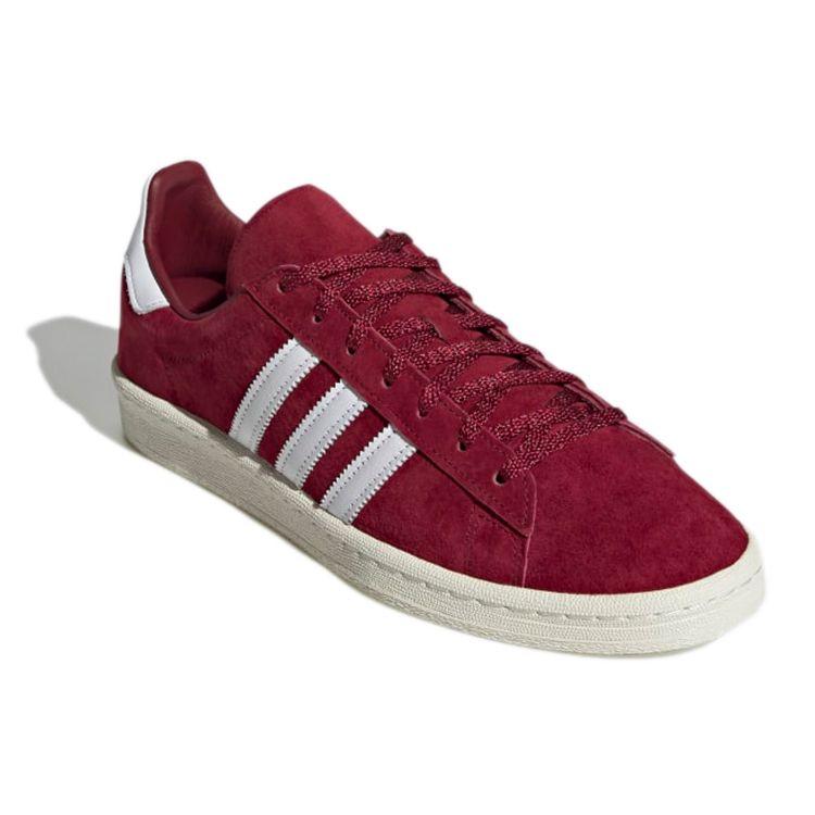 adidas Campus 80s Collegiate Burgundy Unisex Sneakers Red Cloud-White Off-White GX9404
