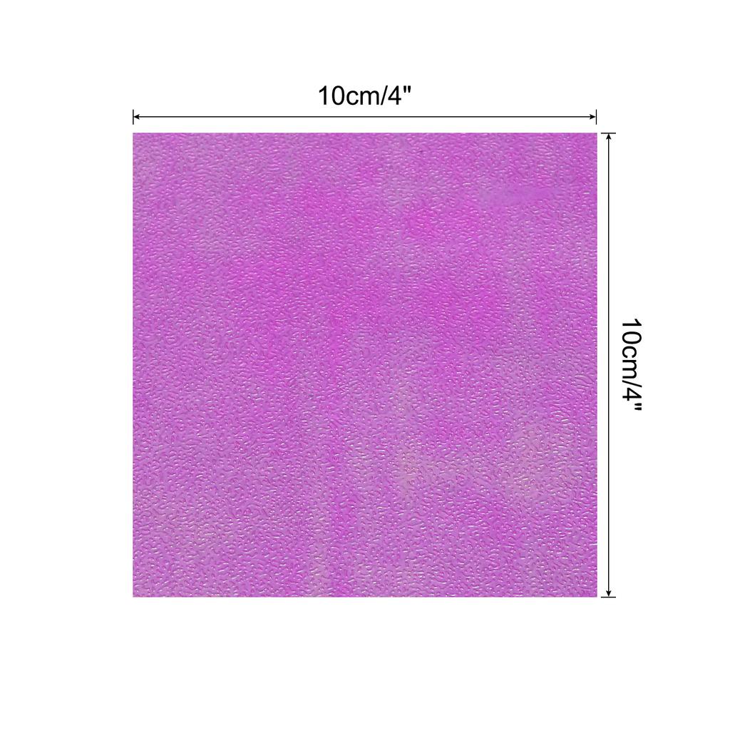 50 Sheet Glitter Origami Paper 4x4/6x6 Inch Shiny Sparkly Square Folding Paper 10x10cm Iridescent Paper for DIY Art, Craft Decor