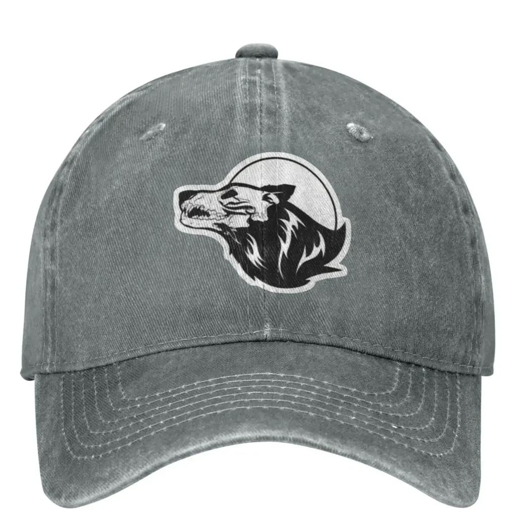 FOG Spiritus Systems Baseballkappe Wolf Print Outdoor Sports Großhandel Gewaschene Trucker-Mütze Weiblich Männlich Mode Benutzerdefinierte Kappe