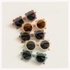 Flower Sunglasses Children Cartoon Sunscreen Round Frame Plastic Glasses Outdoor Party Travel Fashion Eyewear Wholesale