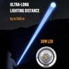 New Super Bright LED Mini Flashlight Side Light Strong Magnetic Flashlight Torch