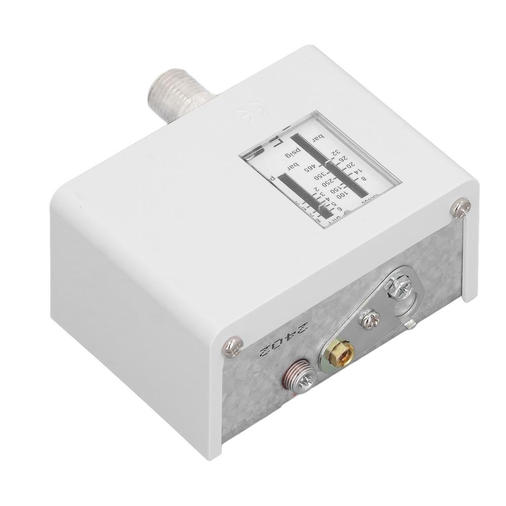 Compressor Pressure Switch SPDT Pneumatic Pressure Gauge Adjustable Differential Pressure Contro