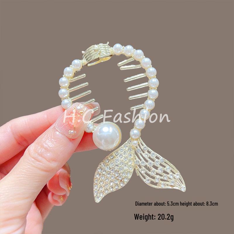 Elegant Lily of the Valley Tassel Hairpin: Timeless Updo Clip for a Refined Look