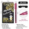 Guangna Gold & Silver Soft Tip Metal Craft Pen - Signature & Graffiti Marker