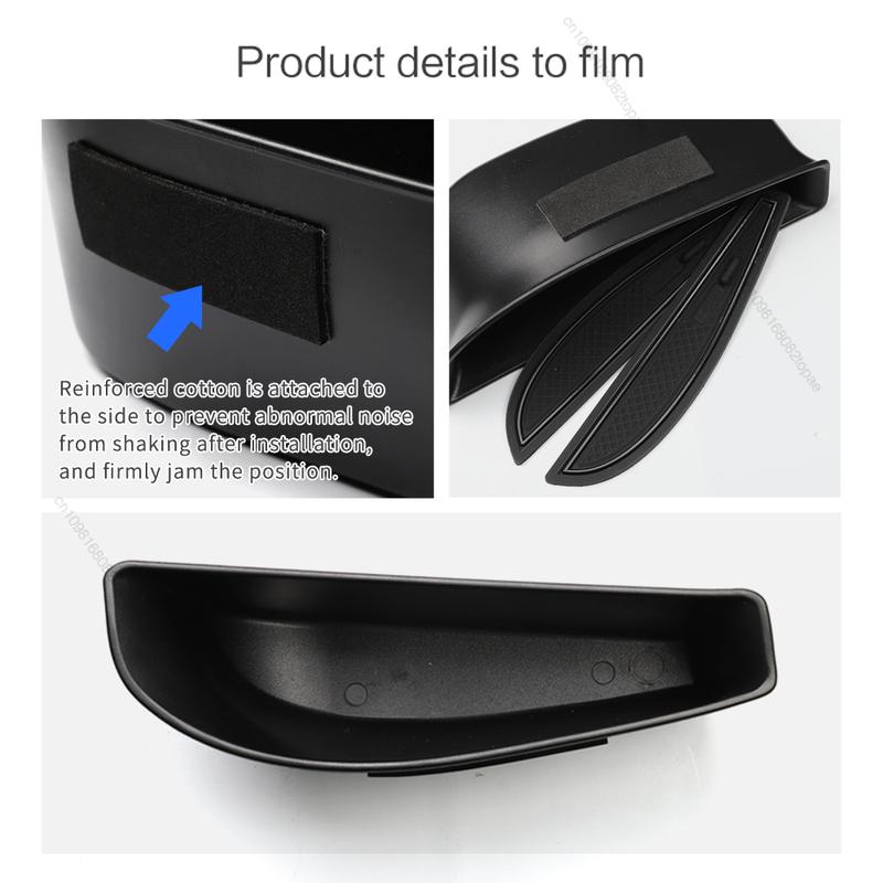 For VW ID.3 ID3 ID 3 Door Handle Storage Box Accessories Armrest Box Front Door Holder Tray Car Organizer Container
