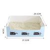 Disposable Cat Litter Box PP Waterproof Cat Toilet Oversized Folding Cat Portable Outdoor Temporary Car Box Cat Toilet Special