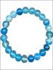 Natürlicher Kristallstein Perlenarmband Elastisches Band Handgefertigt Runde Polierte Edelstein Schmuck für Damen und Herren Geeignet für den täglichen Gebrauch