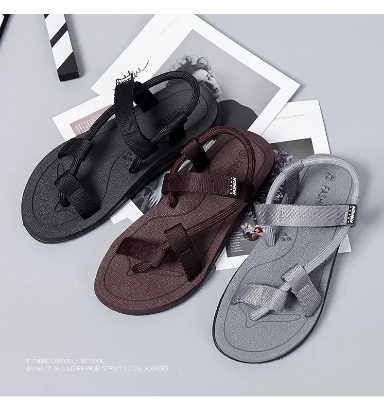 Fashion Summer Fashion Men SandalsRoman Outdoor  Beach Comfortable Shoes Flip Flops Slip on Flats Opened Toe Sports Slippers 2025