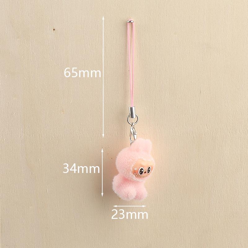 1pc Plush Doll Keychain Pendant Small Doll Bag Pendant Creative Small Gift Pendant